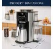 De’Longhi TrueBrew Automatic Drip Coffee Maker with Thermal Carafe