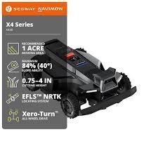 Segway Navimow X450: Wire-Free Mower, 1.5 Acre Capacity, Antenna-Free RTK, One-Tap Auto Mapping, 360 AI VisionFence , 200+ Obstacles