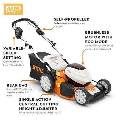 Stihl RMA 460 V Self-Propelled Lawn Mower