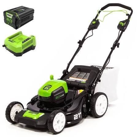 Greenworks 80V 21″ Self-Propelled Cordless Lawn Mower
