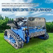 OVK Heavy-Duty 6HP Commercial Gas-Powered Remote-Controlled Robotic Lawn Mower (SAK72580)