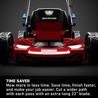 Flex-Force 60V Cordless 2-Tool Combo Kit 22 in. Recycler Walk Behind Lawn Mower & Leaf Blower w/Charger & Batteries