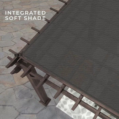 Backyard Discovery 12 ft. x 10 ft. Steel Traditional Pergola