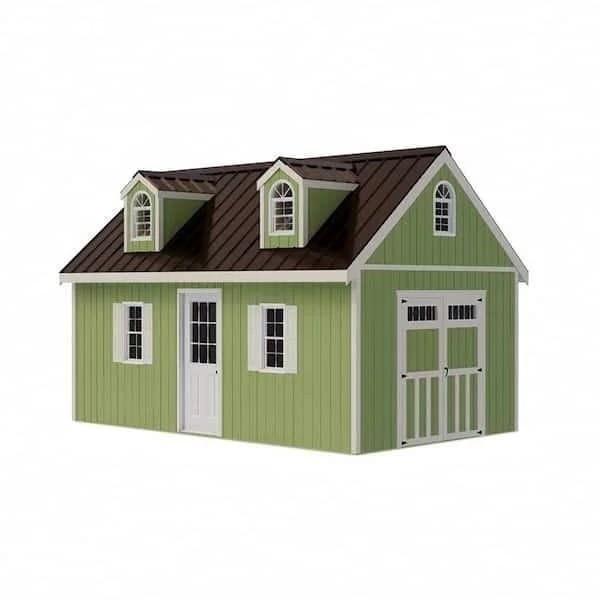 Best barns Hampton 12×16 Wood Storage Shed Kit Installation Included