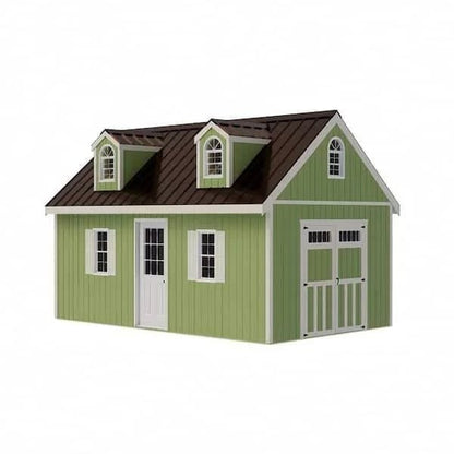 Best barns Hampton 12×16 Wood Storage Shed Kit Installation Included