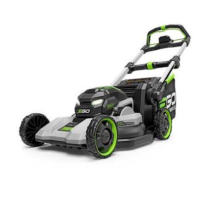Mower 22″ Super Composite Deck Select Cut System with Peak Power Kit (Two 6Ah Batteries)