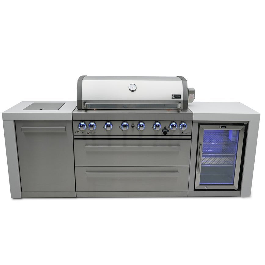 Mont Alpi 805 Deluxe Island with Fridge Cabinet