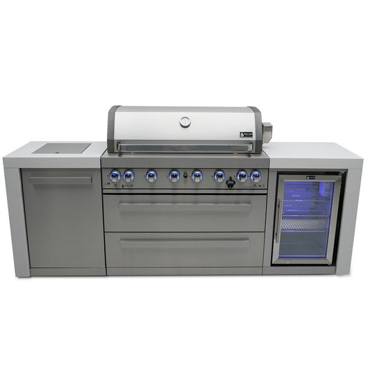 Mont Alpi 805 Deluxe Island with Fridge Cabinet