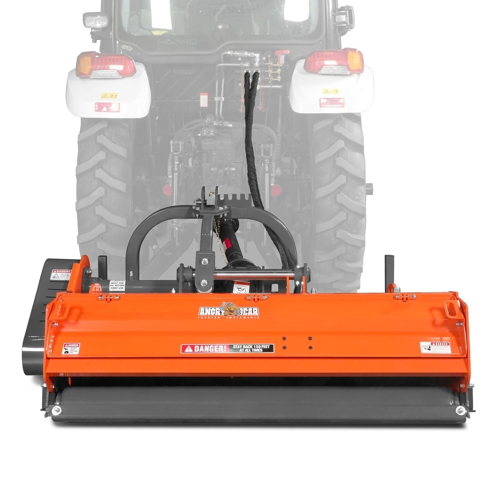 63″ Heavy Duty PTO Flail Mower with Hydraulic Side Shift 3 Point 50-75 hp