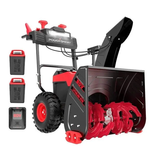 Powersmart 24-Inch 80V Cordless Battery Snow Blowers