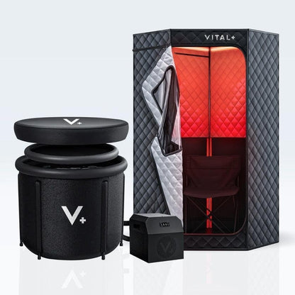 Vital+ Luxury Ice Bath and Infrared Sauna Combo