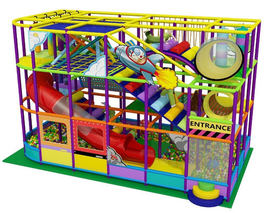 Kids Soft Play Equipment ASTM Approved Indoor Play Structure