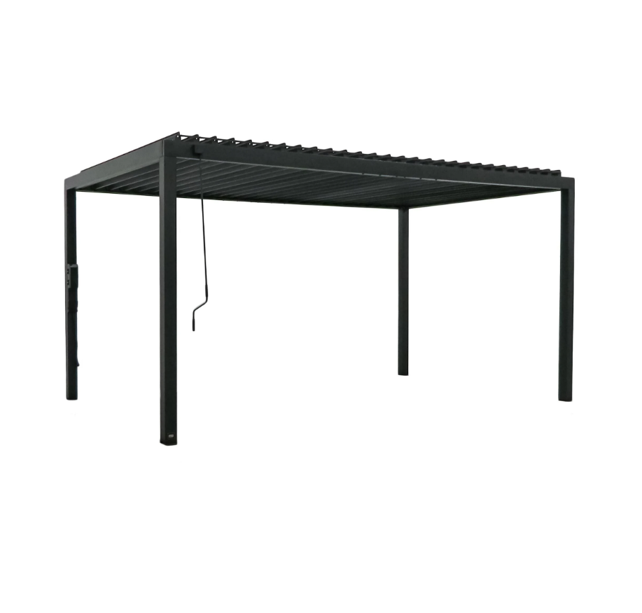 Backyard Discovery Sarasota 16x10 Steel Louvered Pergola with Power