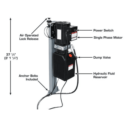 BendPak LR-60P 6000 Lb. Capacity Portable Low-Rise Scissor Car Lift