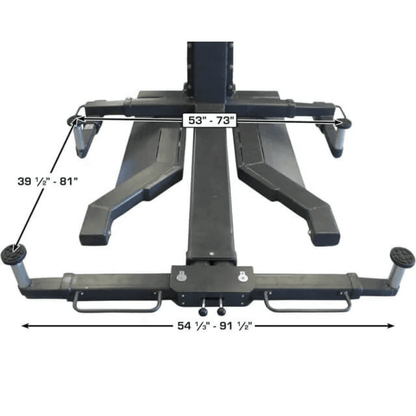 BendPak MDS-6LP 6000 Lb. Capacity Mid-Rise Open-Center Scissor Car Lift