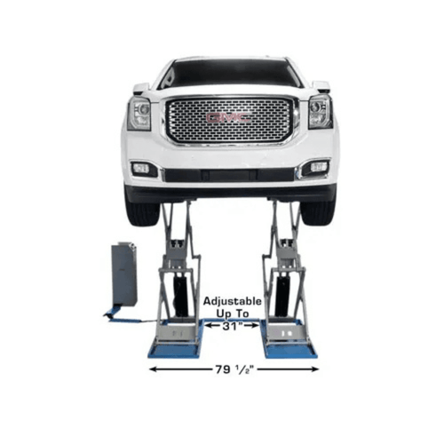 Atlas SLP-9K 9000 Lb. Capacity Commercial Full-Rise Scissor Car Lift