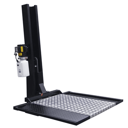 Auto Lift SC-2K 2,000 Lb. Single Column Turf Lift for Golf Carts ATVs Lawnmowers Black