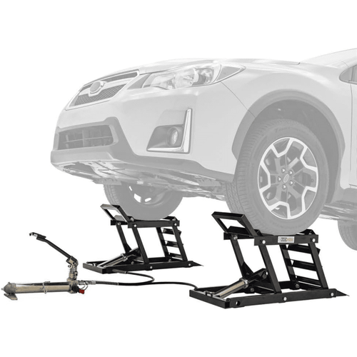 Black Widow 3,000 lbs. Hydraulic Underbody Access Car Lift with Ramp