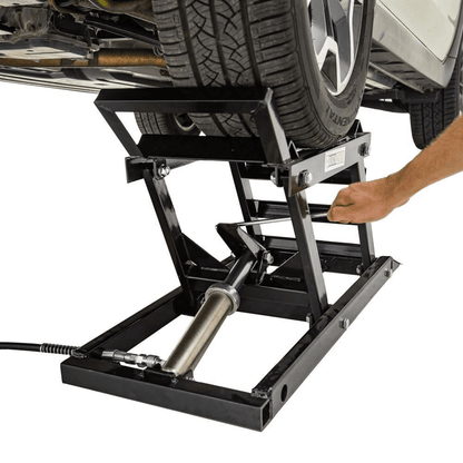 Black Widow 3,000 lbs. Hydraulic Underbody Access Car Lift with Ramp