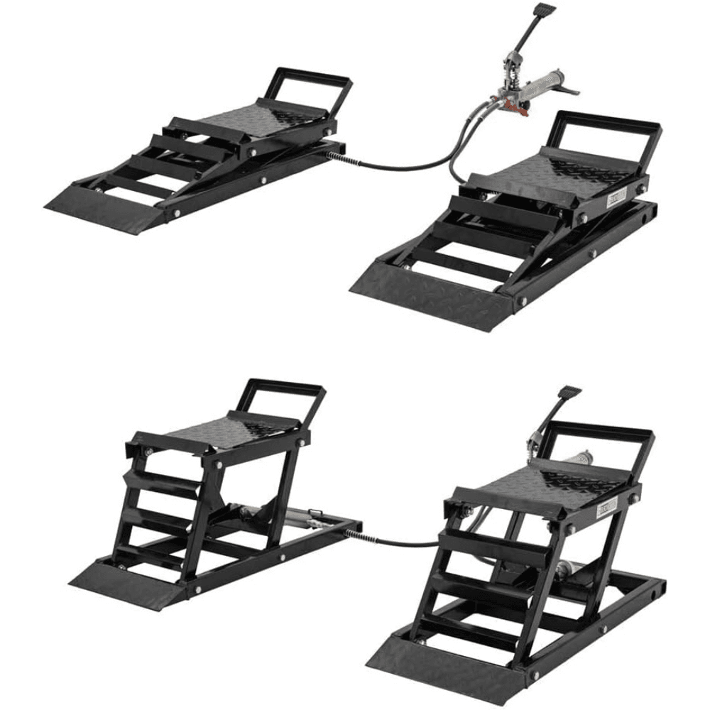 Black Widow 3,000 lbs. Hydraulic Underbody Access Car Lift with Ramp