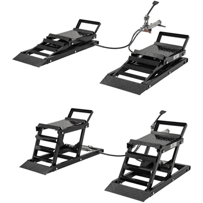 Black Widow 3,000 lbs. Hydraulic Underbody Access Car Lift with Ramp