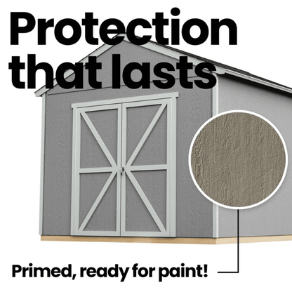 Handy Home Products Astoria 12' x 12' Wood Outdoor Storage Shed