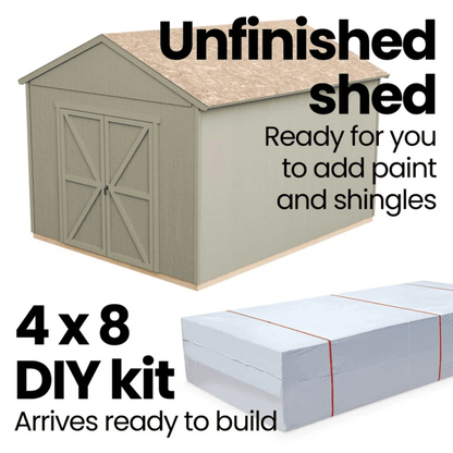 Handy Home Products Astoria 12' x 12' Wood Outdoor Storage Shed
