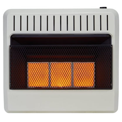 Avenger 30,000 BTU Dual Fuel Ventless Infrared Gas Space Heater FDT3IRA-R, Factory Reconditioned