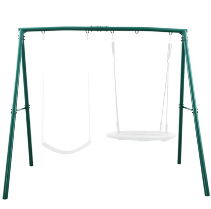 Designasofa 440 lbs Heavy-Duty Metal Swing Frame A-Frame Stand with 5 Hooks
