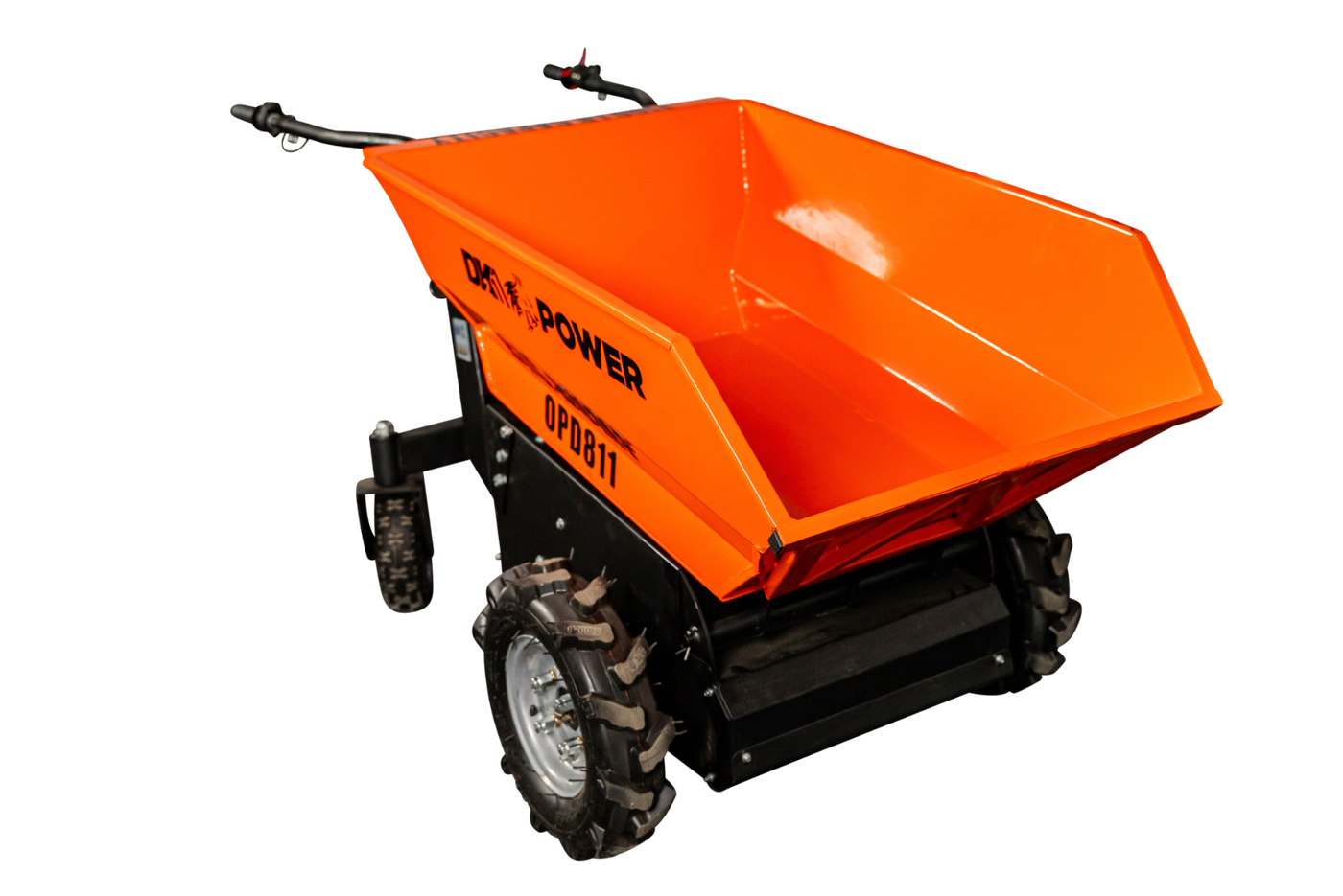 Detail K2 Big Dump 1100-Pound Electric Power Dump Cart with Hydraulic Lift