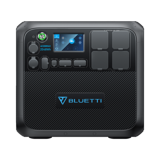 Bluetti AC200MAX 2200W Solar Generator 2048Wh with 350W Solar Panel