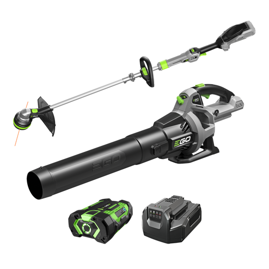 15-Inch Cordless String Trimmer and 530 CFM Leaf Blower Combo Kit
