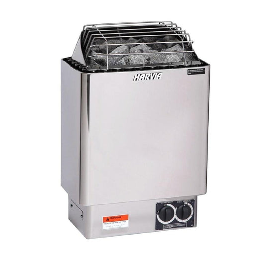 Harvia Electric Sauna Heater Package | KIP 6kW | Traditional Finnish Sauna Heater | Complete Package